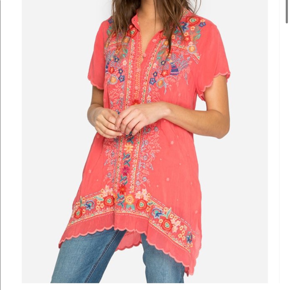 Johnny Was Mikones Tunic Size Small NWT - Picture 4 of 12